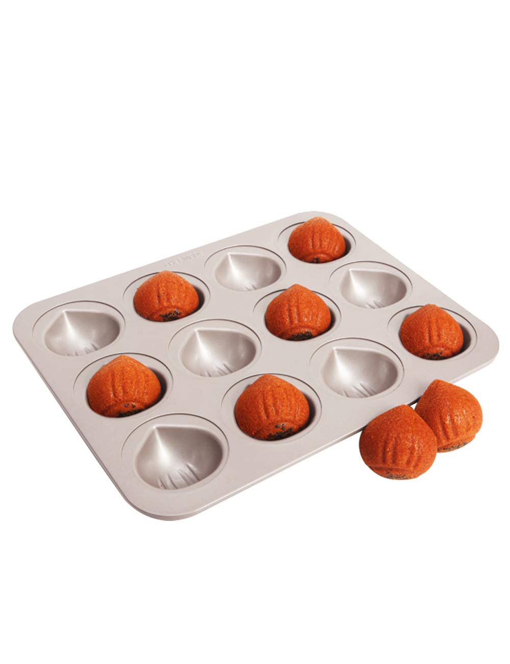 Amazon.co.jp: CHEFMADE 栗型マロンケーキ型 12ケ取 チョコレート金